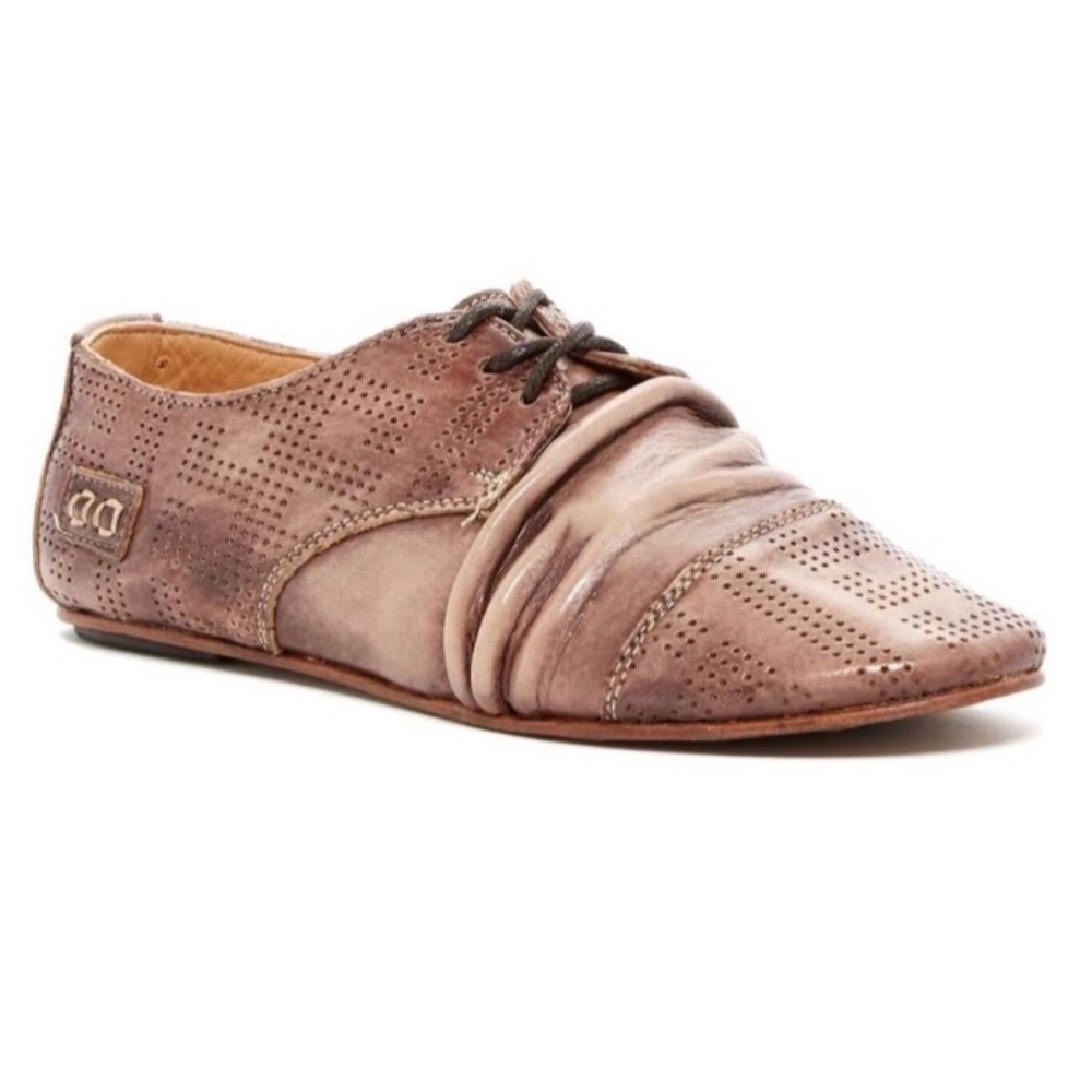 Bed Stu Slingshot Leather Cap Toe Oxfords Size 7